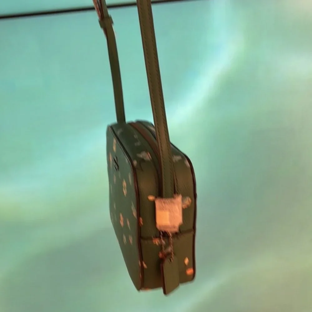 Coach Mini Camera Bag With Mystical Floral Print Green Multi - Picture 4 of 16